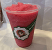 Strawberry Slushy with Strawberry Popping Balls 500ml