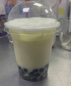 Vanilla Milk Bubble Tea 500ml